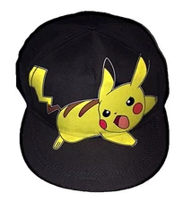 Pokemon Pikachu Boys Youth Flat Bill Baseball Hat