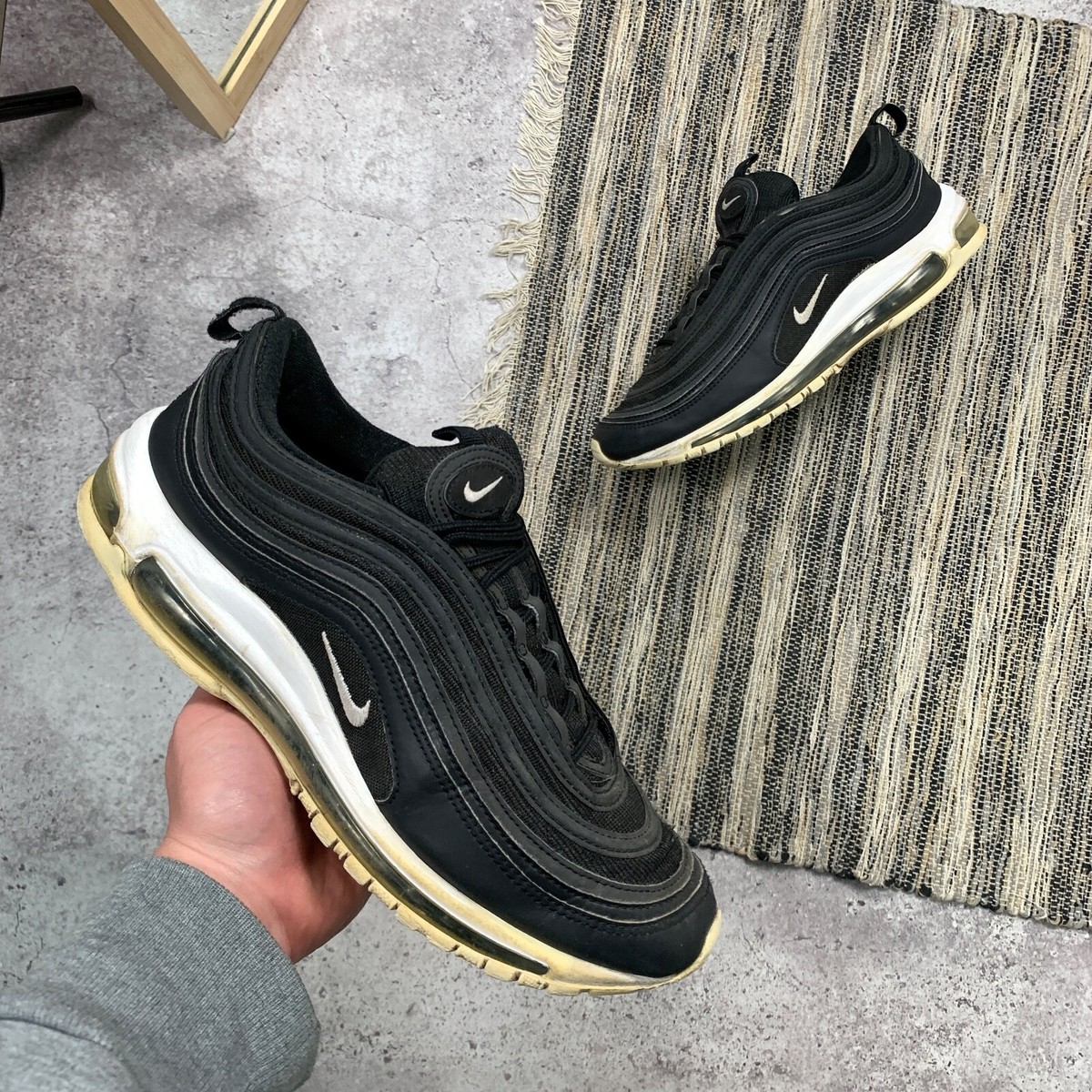 Nike Air Max 97 Black Reflective Sneakers Shoes / 921826-001  display picture 1
