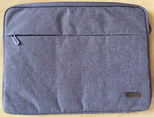 torba na laptopa z podszewką, zamek błyskawiczny, szara, 37x27cm, uchwyt na walizkę {#94}