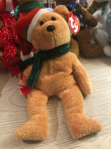 2003 holiday teddy beanie baby