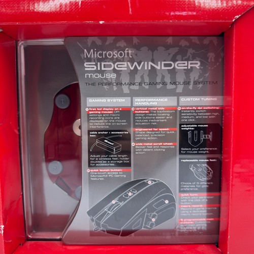 NEW Microsoft Sidewinder Performance Gaming Mouse System USB Model 1114 - Picture 3 of 6