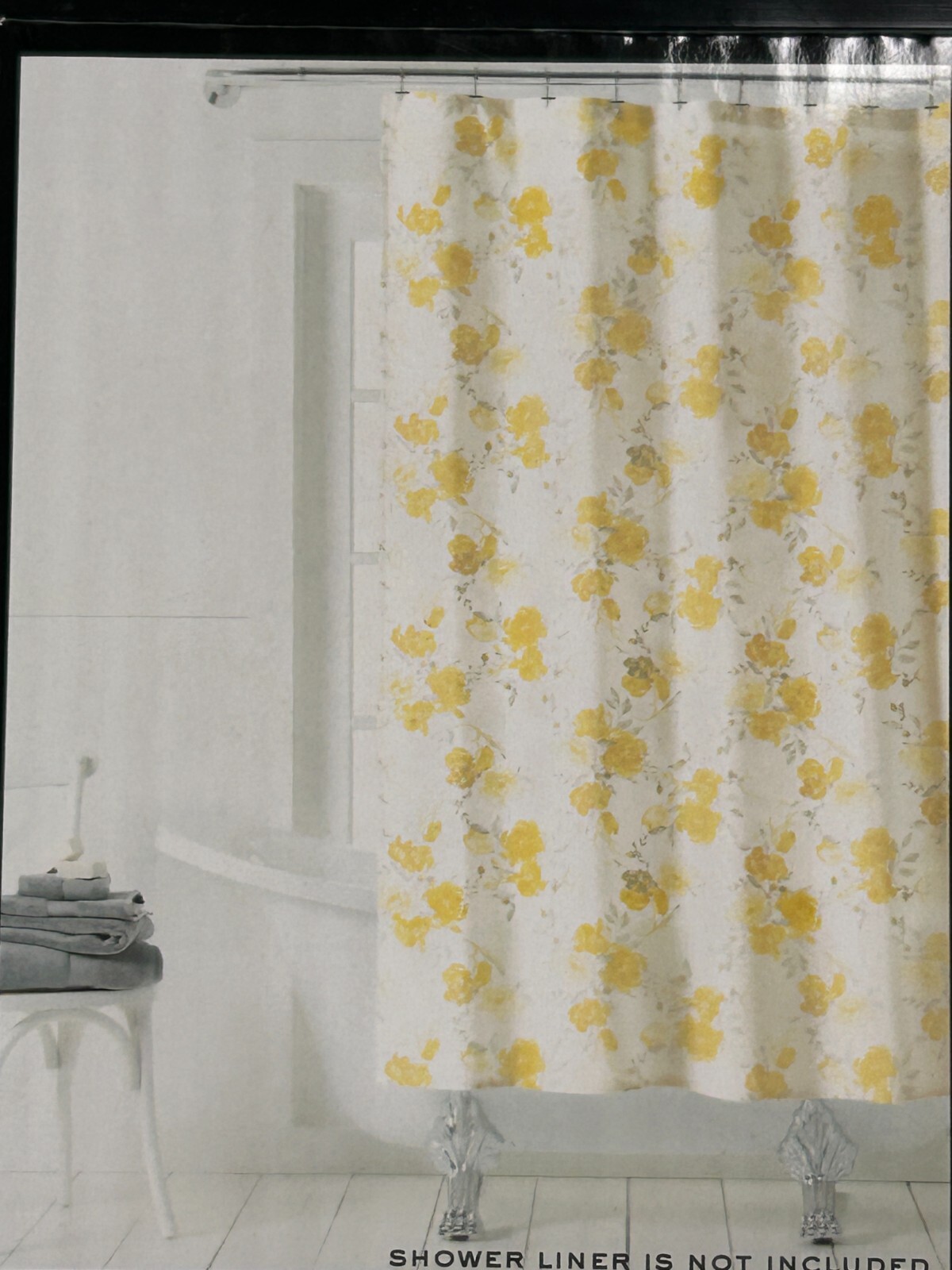 Ralph Lauren Watercolor Floral 100 Cotton Fabric Shower Curtain 70"x72