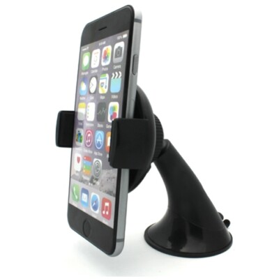 Easy Mount Car Windshield Phone Holder Swivel Cradle Window for Smartphones