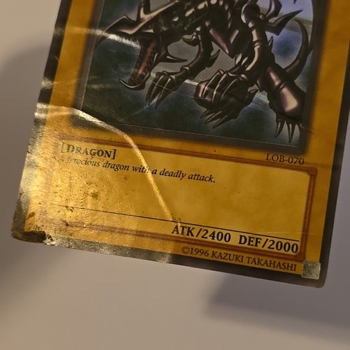 Drago B. Occhi Rossi Danneggiato - LOB-070 - Ultra Rara - Edizione Illimitata - YuGiOh - Foto 5 di 7