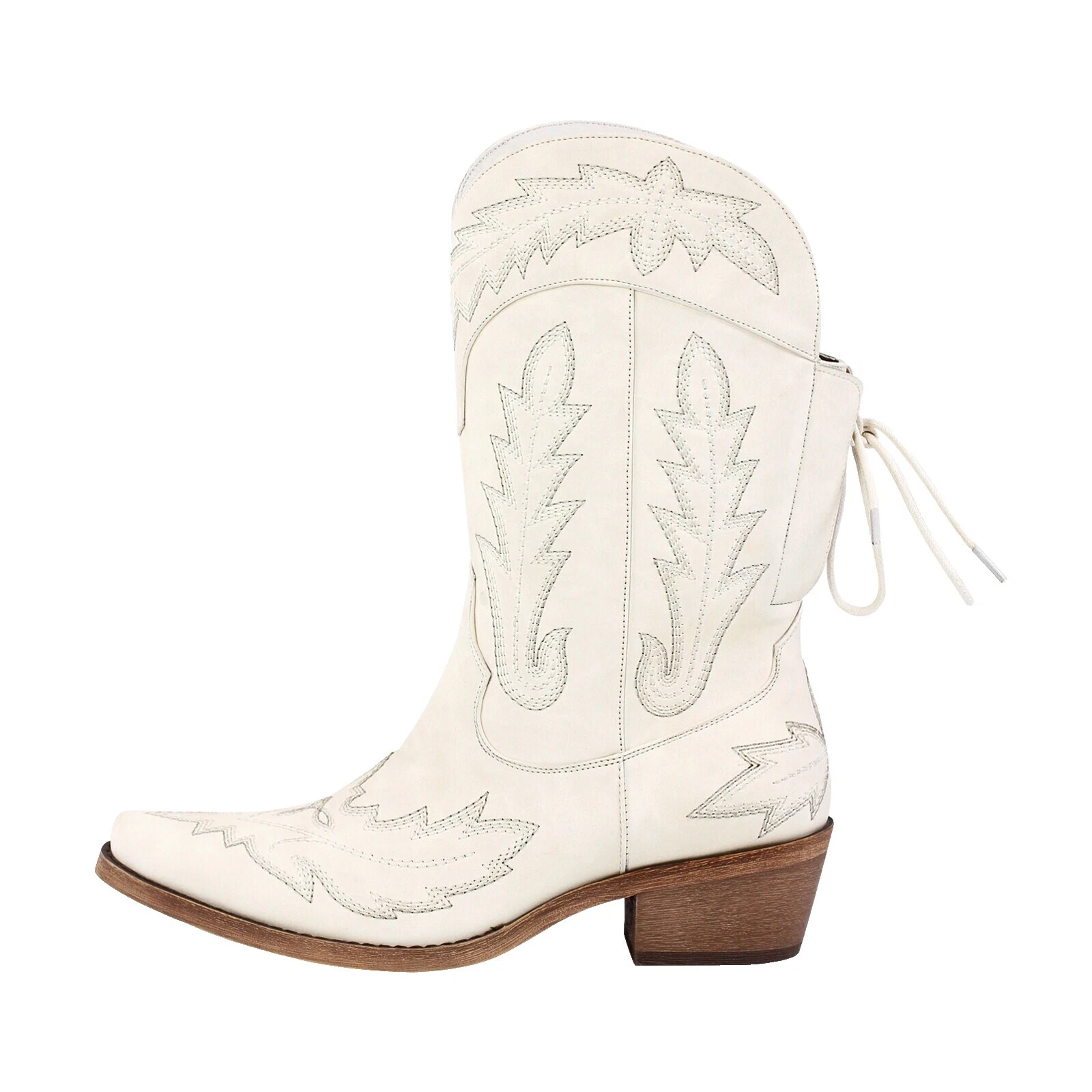 Party/Cocktail White Western Boots for Women