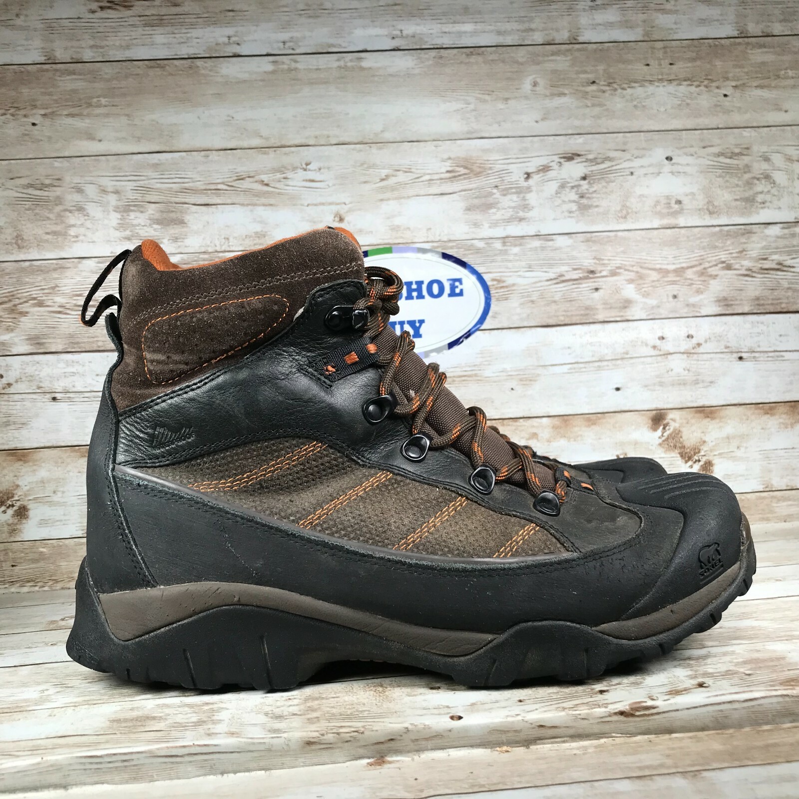 SOREL HOOD RIVER MEN'S SIZE 11 BLACK 