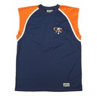 And1 Vintage Men's Xl Basketball Jersey Sleeveless Tank Mesh Shirt Blue Orange