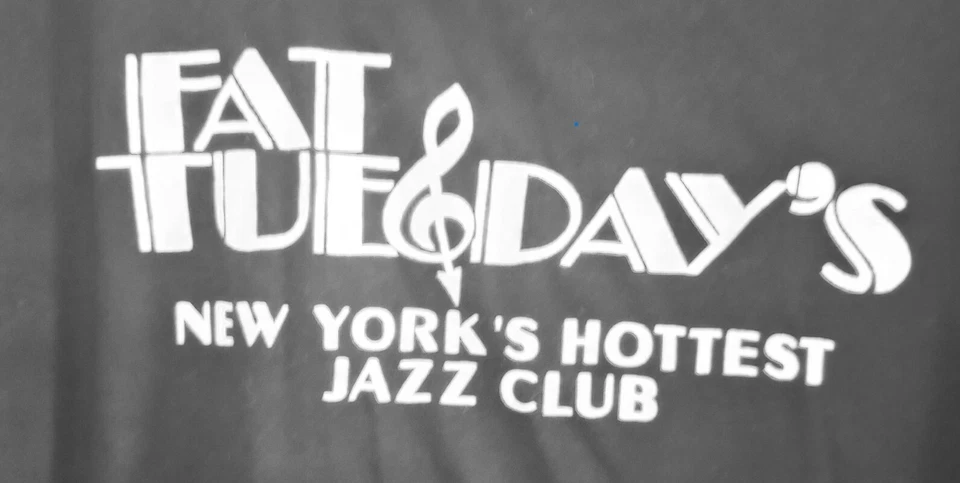 Camiseta vintage Les Paul Les Paul the Legend Fat Tuesday's Jazz Club años 90 Foto 3 de 4