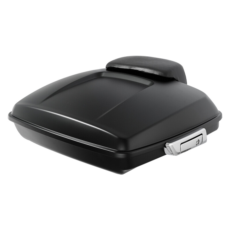 Matte 5.5" Razor Trunk Pad Solo Rack Fit For Harley Touring Road Glide 14-25