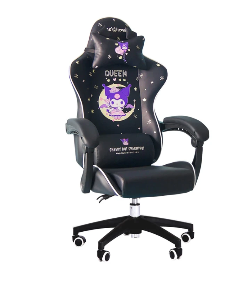 Hello Kitty KUROMI Gaming Chair HOME OFFICE COMFORT ANIME COMPUTER