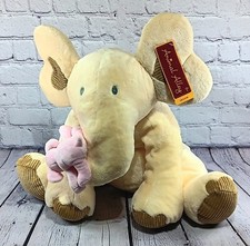 15" Animal Alley Plush Elephant Stuffed Animal Mom  Baby Tan Pink Toys R Us NWT