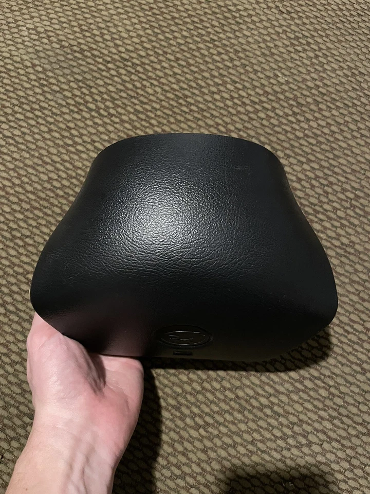 1989-1993 Mercury Cougar XR-7 Steering Wheel Horn Button Cover Black OEM - Image 2 of 3