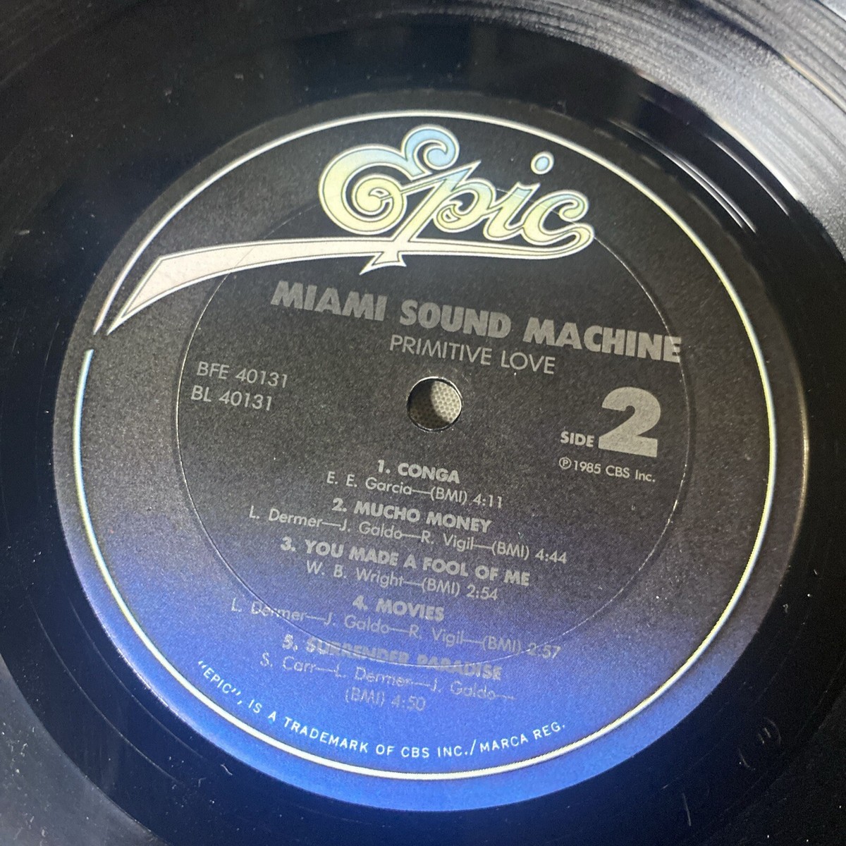 Miami Sound Machine - Primitive Love (1985) Vinyl LP