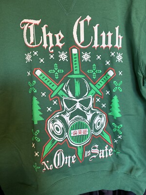 AUTHENTIC WWE The OC Club Gallows Anderson AJ Styles Christmas Sweater Sz  XL NEW