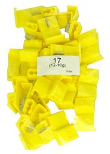  100 PACK YELLOW QUICK SPLICE WIRE CONNECTORS 12-10 GAUGE 100 COPPER