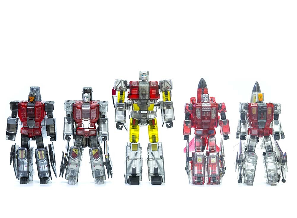 スーパージェクション Zeta Toys Superion ZB-07 ZB07 Superitron Clear Version Gift Box