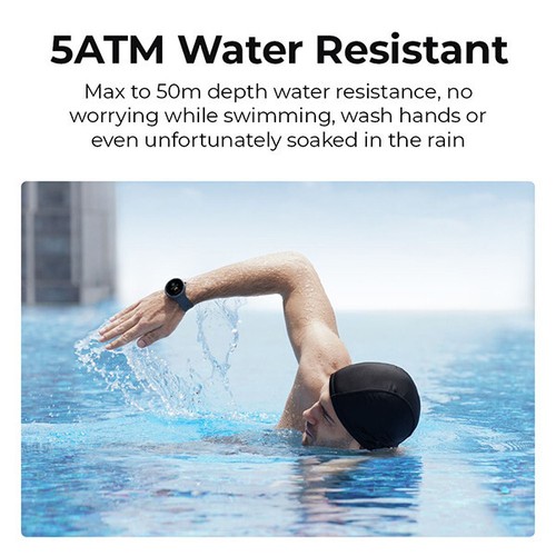 Maimo Watch R 1.3" 5ATM GPS Sport Mode Touch Screen Android iOS Smartwatch BLUE - 第 6/10 張圖片