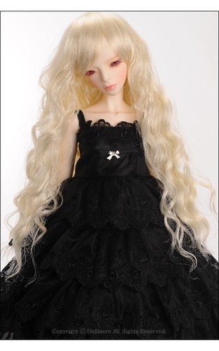 Dollmore 1/3 BJD dollfie SD wig (8-9)" Sonata Wig (Blonde) SD size - Picture 2 of 4