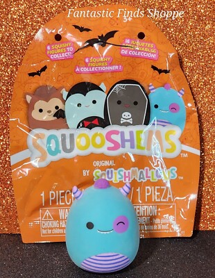 Squishmallows Squooshems Halloween Blind Bag Rorty The Blue Monster 2