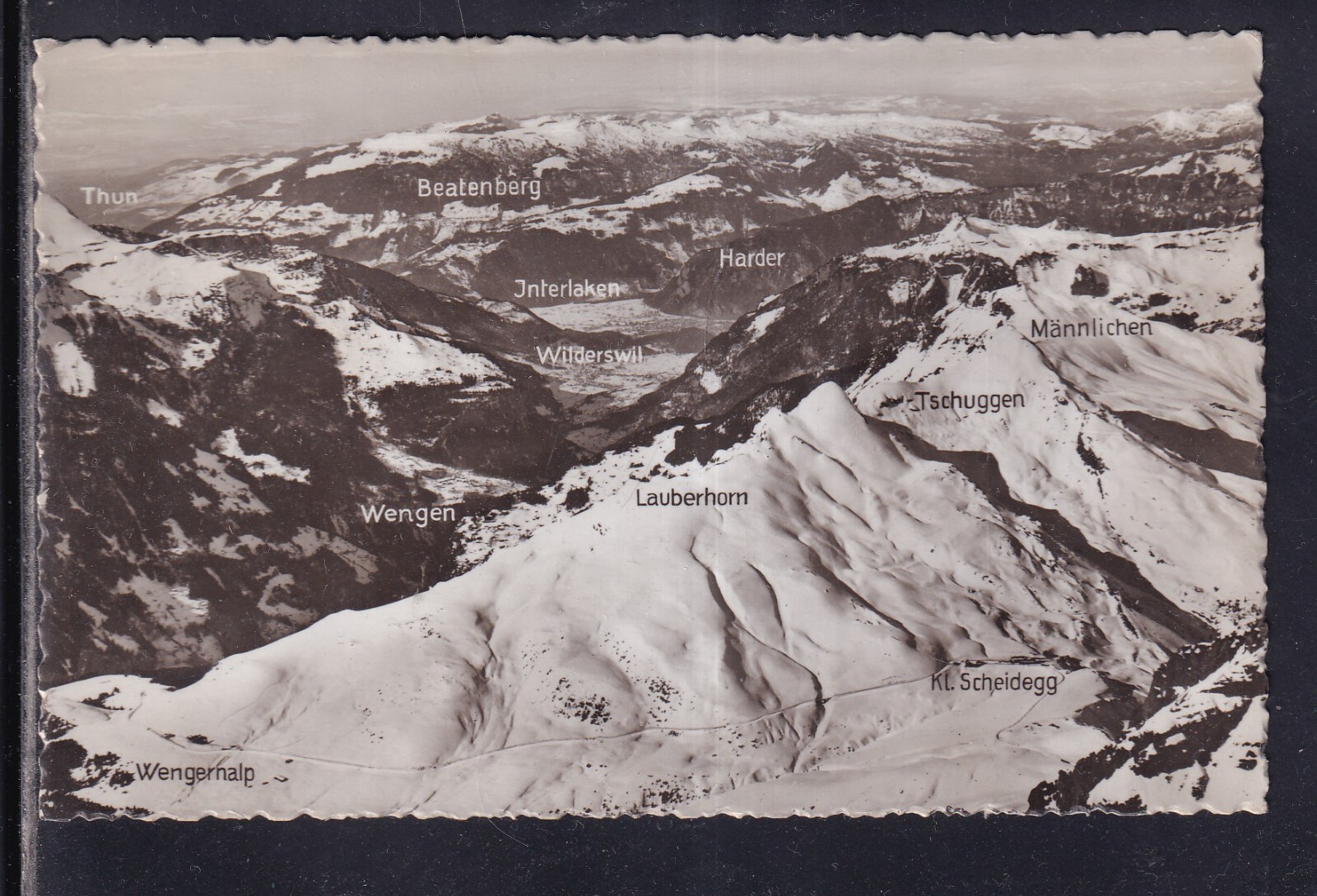 Cartolina Svizzera Aussicht Meteorologischen Station Jungfraujoch XE439
