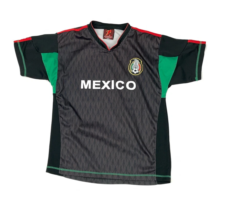 Mexico Soccer Javier Chicharito Black Jersey Adult XS Authentic Sports Tag  #14