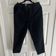 Women's Mid-Rise Slim Casual Ankle Pants - A New Day Black Size 8