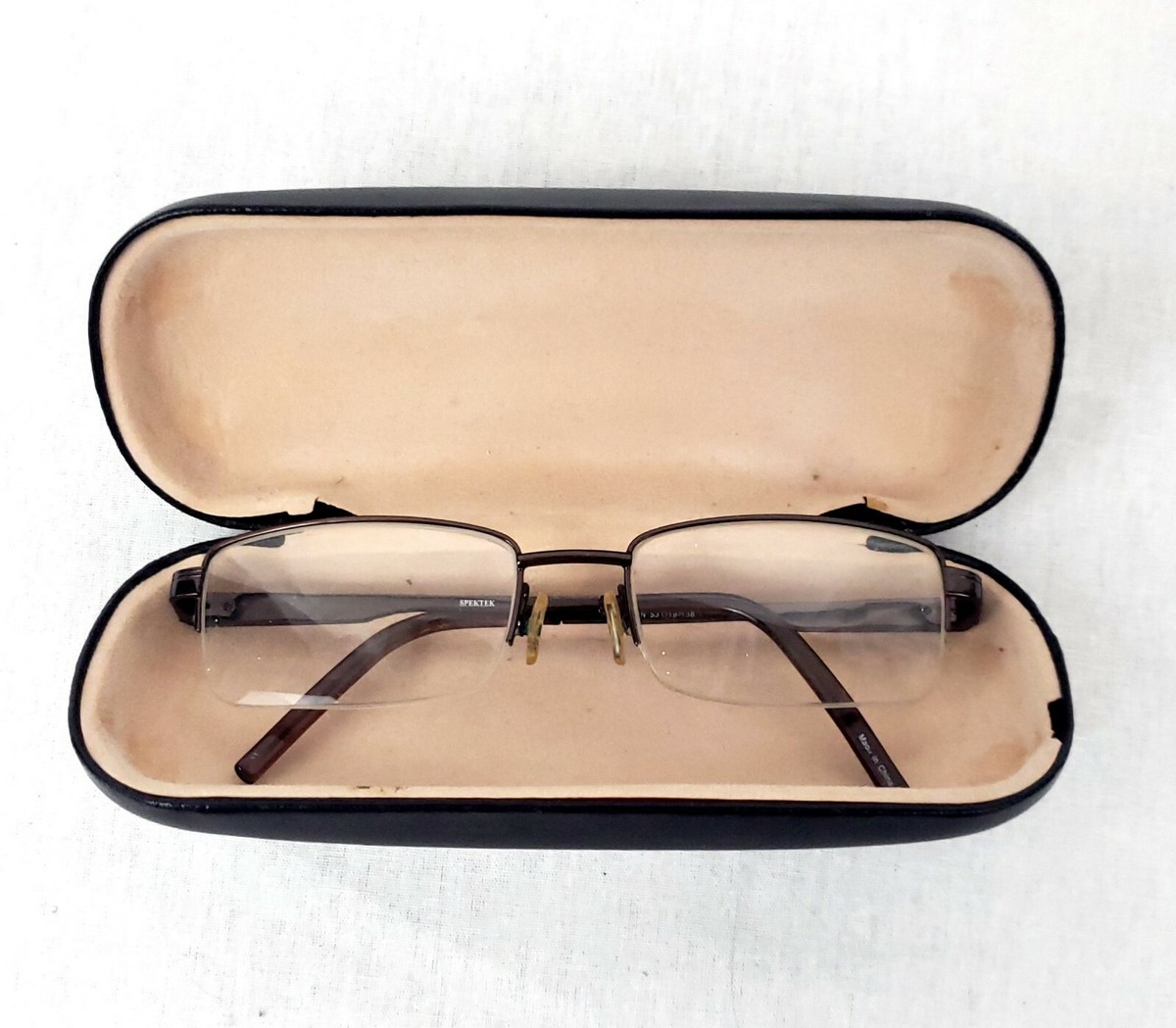 Spektek 5018 Brown Authentic Eyeglasses 52-16-138 Spektek Eyeglasses Brown FRAMES ONLY 5021 S.BRN 53019-138  main image 2