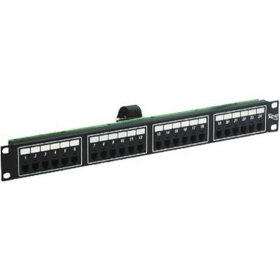 ICC 24-Port 8P2C RJ45 Telco VOIP Patch Panel 1U Female Amphenol - ICMPP24TF2