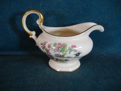 Castleton Tree of India Gold Trim 4" Creamer - Picture 2 of 3