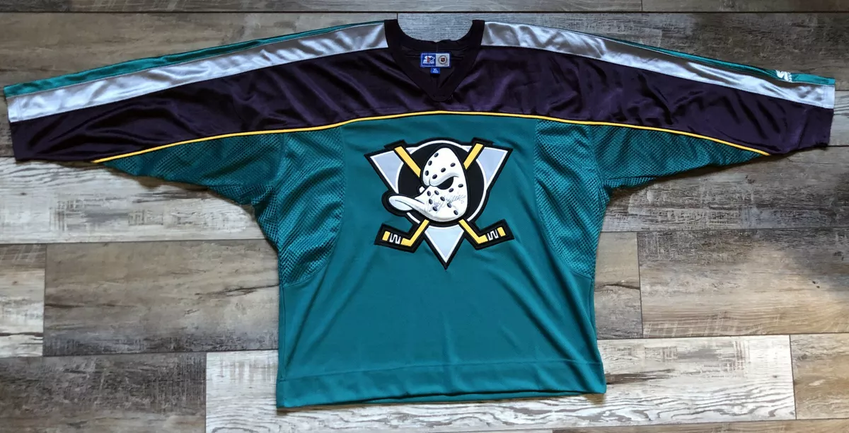 Starter NHL Anaheim Mighty Ducks Vintage Jersey Sz XL