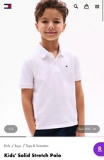 Tommy Hilfiger Kids Stretch Solid Polo S