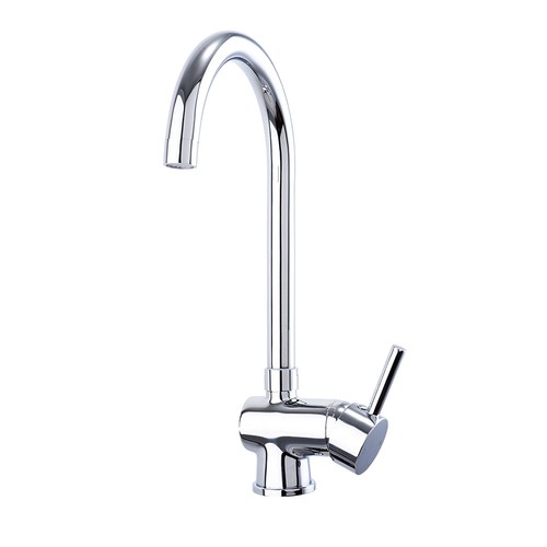 High Arc Brass Kitchen Sink Faucets Pull Out Sprayer Basin Mixer Tap Chrome - Picture 4 of 4