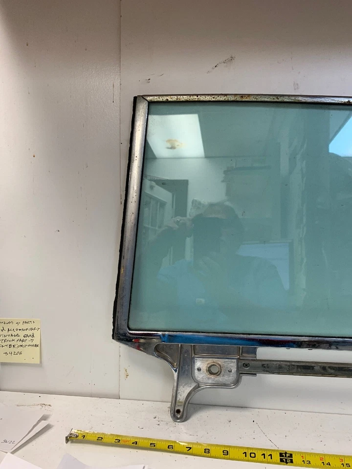 1963-1964 Buick 4 portas Wildcat Bonneville Lesabre janela traseira direita (dg73) - Imagem 2 de 4