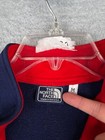 The North Face Sweater Mens Medium Blue Extreme Henley Style Mock Neck Jersey