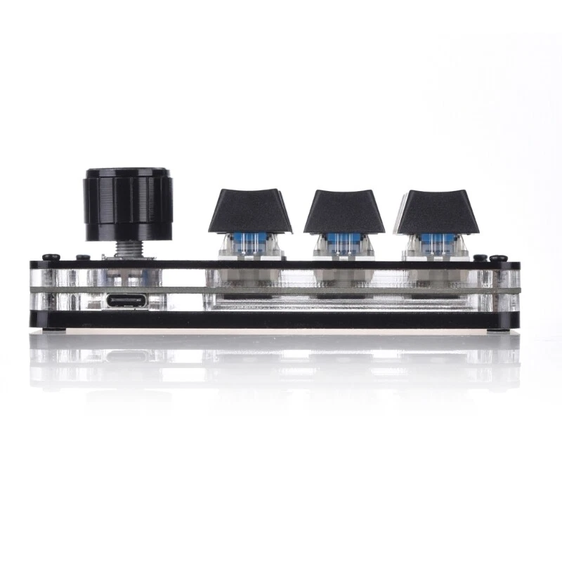 9-Key Macro Mechanical Keyboard Fully Programmable with 1 Knob for Custom Shortcuts and Macros