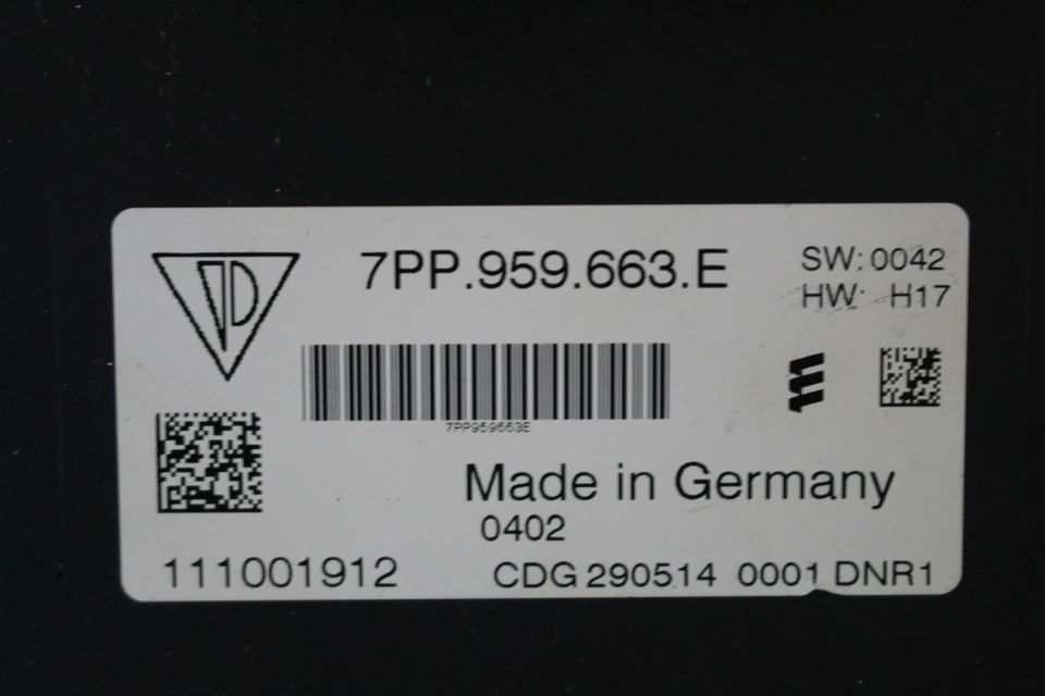 Chasis Brain Box PORSCHE CAYENNE 11 12 13 14 15 16 17 18 Foto 4 de 4