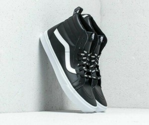 vans sk8 black leather
