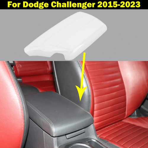 ⭕Unfinished Console Storage Trim Armrest Box Trim Cover For Dodge Challenger 15+ - Picture 3 of 3