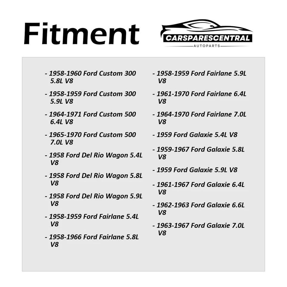 Junta de culata de motor Victor Reinz para 1962-1963 Mercury Colony Park 6,6 L Foto 4 de 4