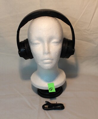 G) iFrogz Impulse  Wireless Over Ear Bluetooth Headphones - Black With charging