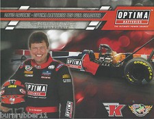 2013 David Grubnic Optima Battereis Nhra Top Fuel Handout Postcard