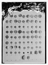 Photo:Ancient Coins 1900s Numismatic Collection Display Grid Print