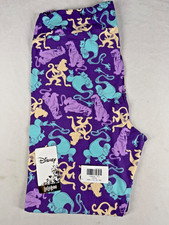 New Disney Aladdin Tall Curvy 2 LuLaRoe Leggings Abu Razoul Saluk Purple