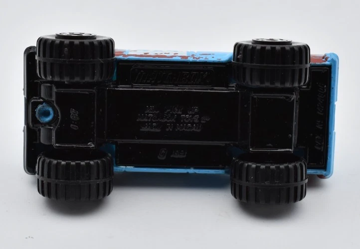 Matchbox Superfast MB57 4x4 Mini Pickup Truck blu Mountain Man. Macao - Immagine 4 di 4