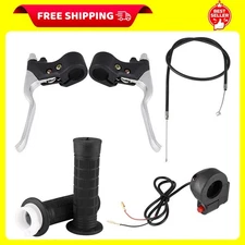 Mini Bike Throttle Assembly + Mini Bike Brake Clutch Lever Parts 22Mm 7/8 Handle