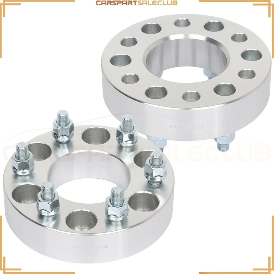 2 Piezas 1.5" 6x5 12x1.5 tacos espaciadores de rueda para Buick Rainier 4.2L 2004-2007 Foto 3 de 4