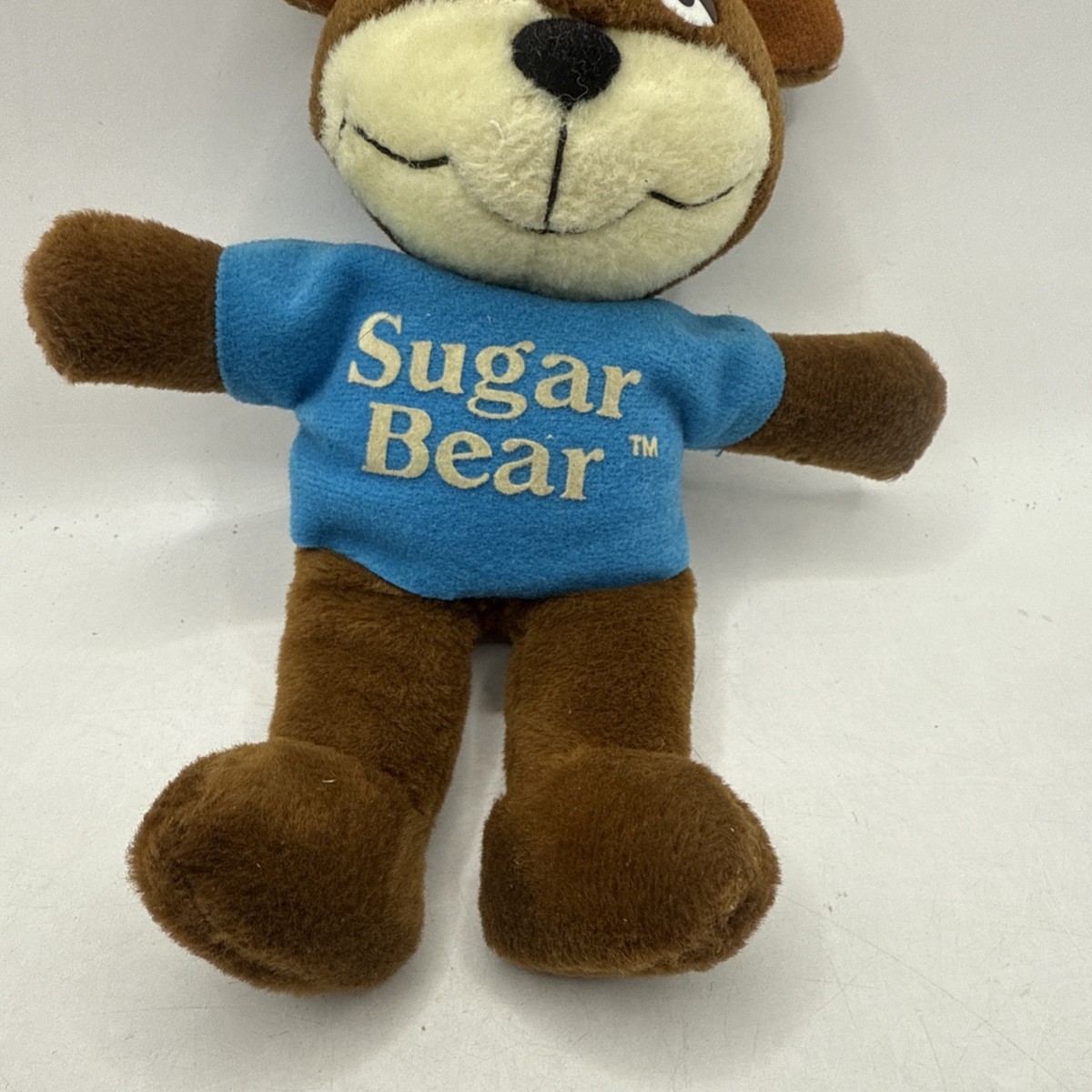 Vintage 1988 Sugar Bear Plush Stuffed Toy Golden Crisp Cereal 7