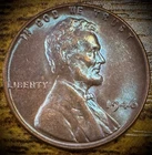 1946-P Lincoln Wheat Cent Uncirculated GORGEOUS MULTI-COLOR TONED Coin VIDEO