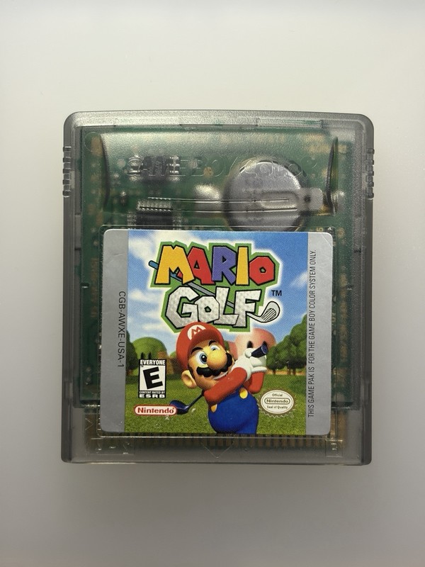 Mario Golf (Nintendo Game Boy Color, 1999)  Authentic Game Cartridge TESTED!