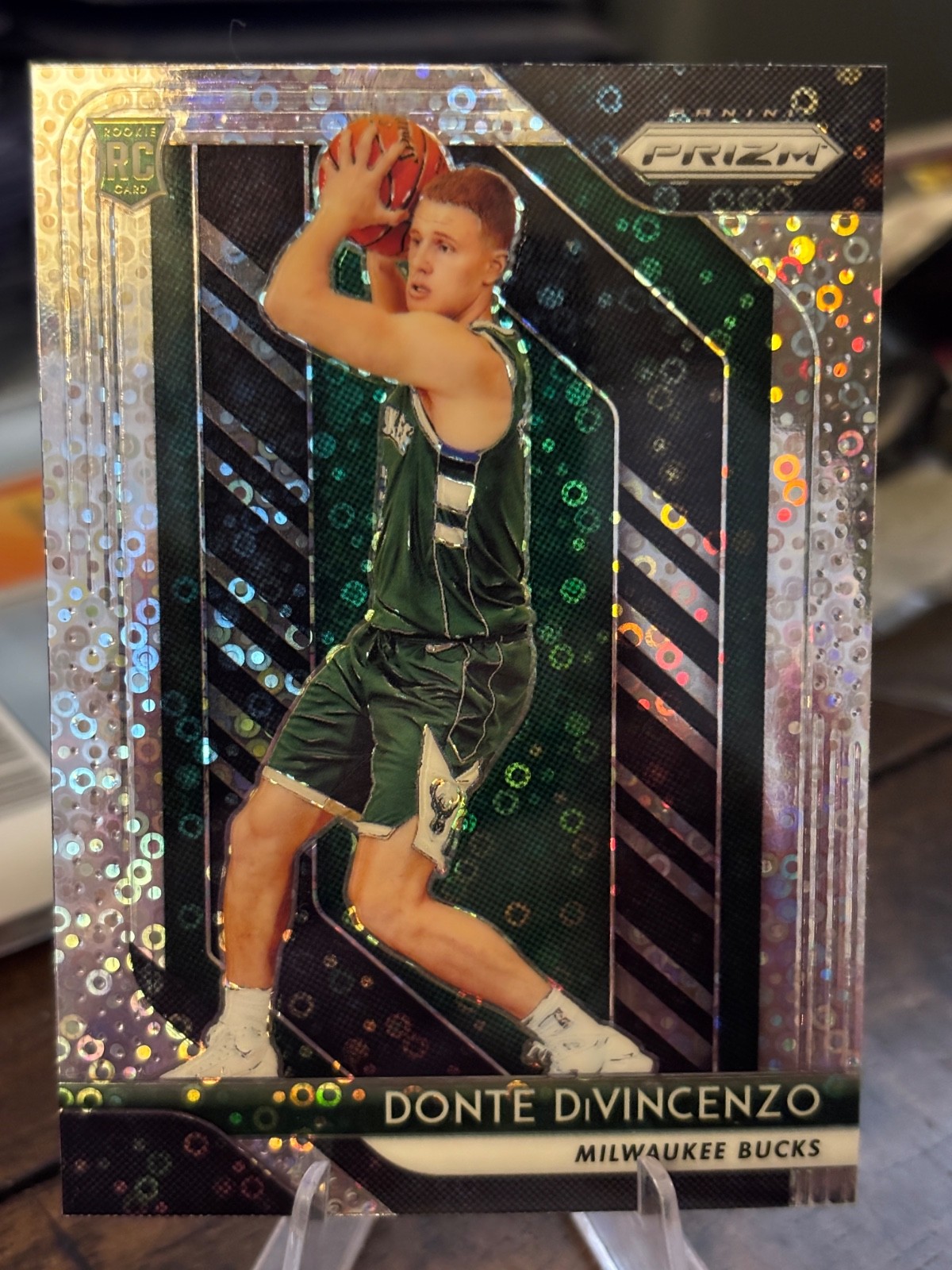 2018-19 Panini Prizm Prizms Fast Break #246 Donte DiVincenzo